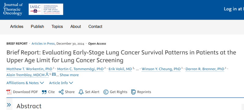 5 papers about Lung Cancer suggested by Stephen Liu