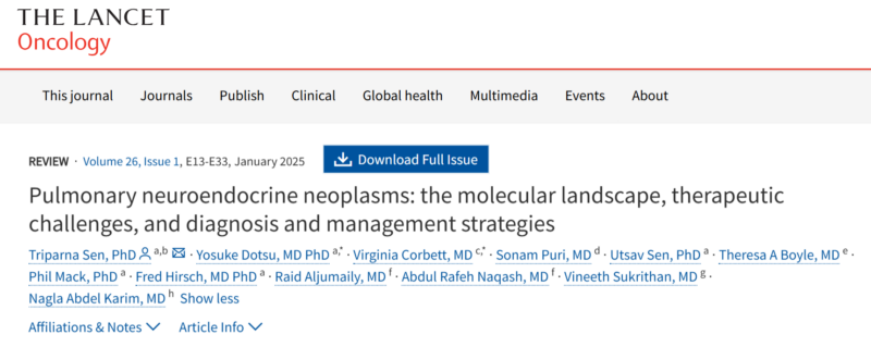 Molecular landscape, challenges and strategies of pulmonary neuroendocrine neoplasms