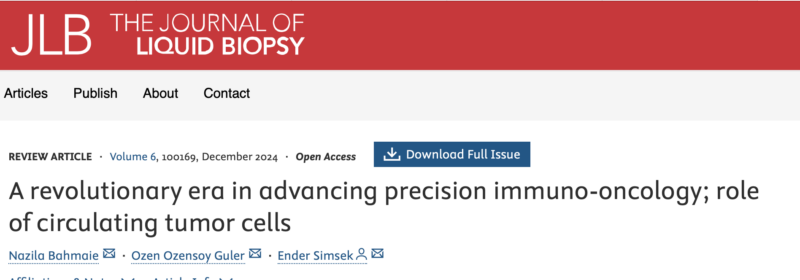 Circulating Tumor Cells: Revolutionizing Cancer Management - International Society of Liquid Biopsy