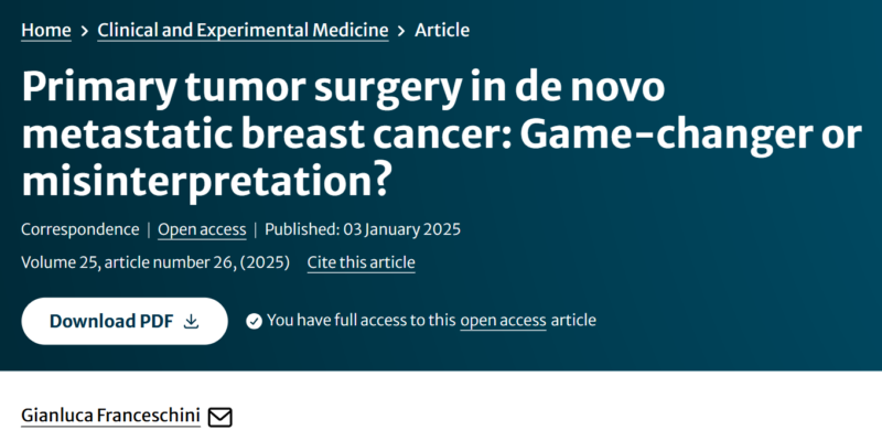 Professor Gianluca Franceschini: Advancing Breast Cancer Surgery - Mediamedic