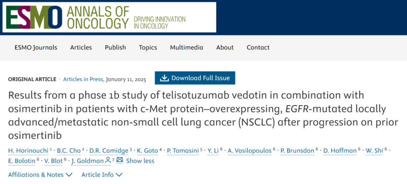 Hidehito Horinouchi: Telisotuzumab Vedotin and Osimertinib in EGFR-Mutated NSCLC