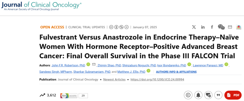 Final Overall Survival in the Phase III FALCON Trial