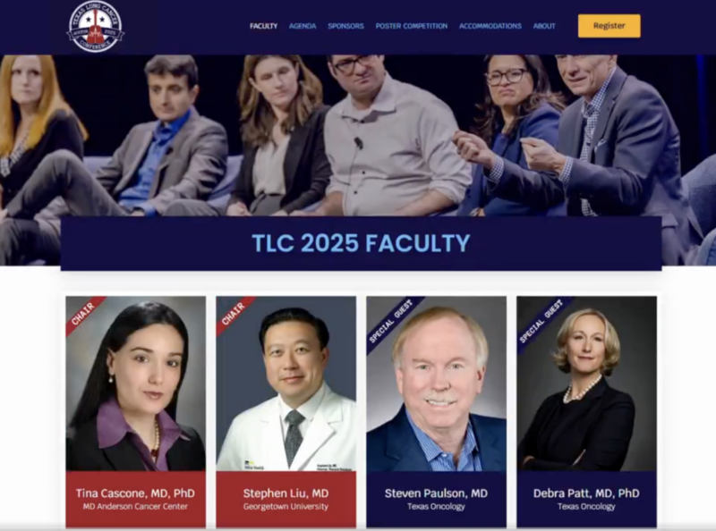 80+ faculty presenting at Texas Lung 2025 - TLC Conference