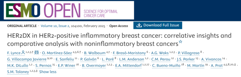 HER2DX in HER2+ Inflammatory Breast Cancer: Correlative insights and comparative analysis