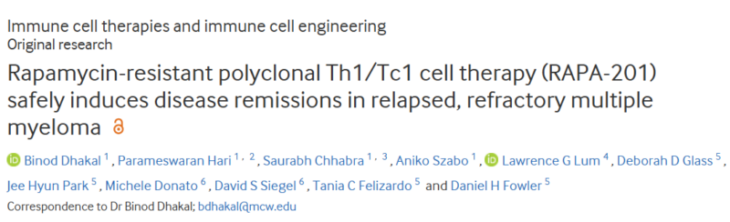 Myeloma Paper of the Day, January 30th, suggested by Robert Orlowski