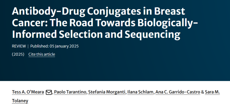 Tess O'Meara: Our review on antibody-drug conjugates in breast cancer