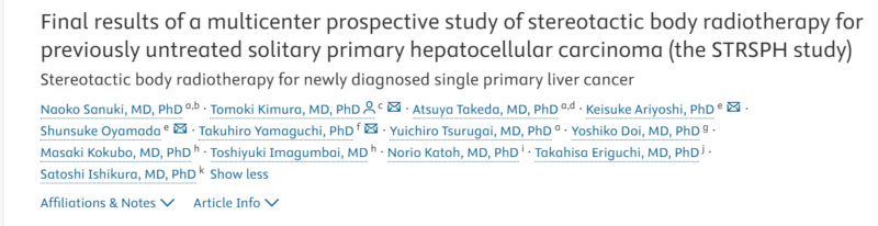 Gustavo Viani: Is this enough to make SBRT the go-to option for inoperable HCC?