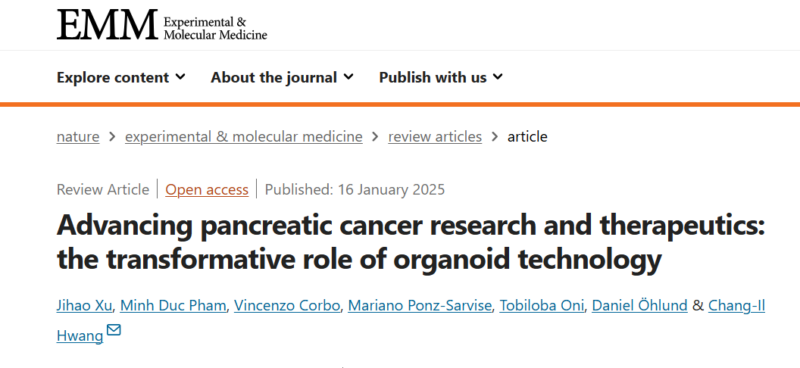 Chang-il Hwang: How organoid technology is transforming pancreatic cancer research