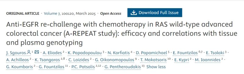 Anti-EGFR re-challenge with chemotherapy in RAS wild-type advanced colorectal cancer