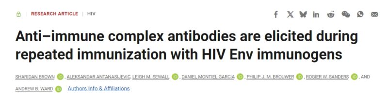 Hung Trinh: Antibody Responses and Immune Complex Formation in HIV Vaccine Development