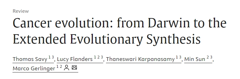 Thomas Savy: Cancer evolution - from Darwin to the Extended Evolutionary Synthesis