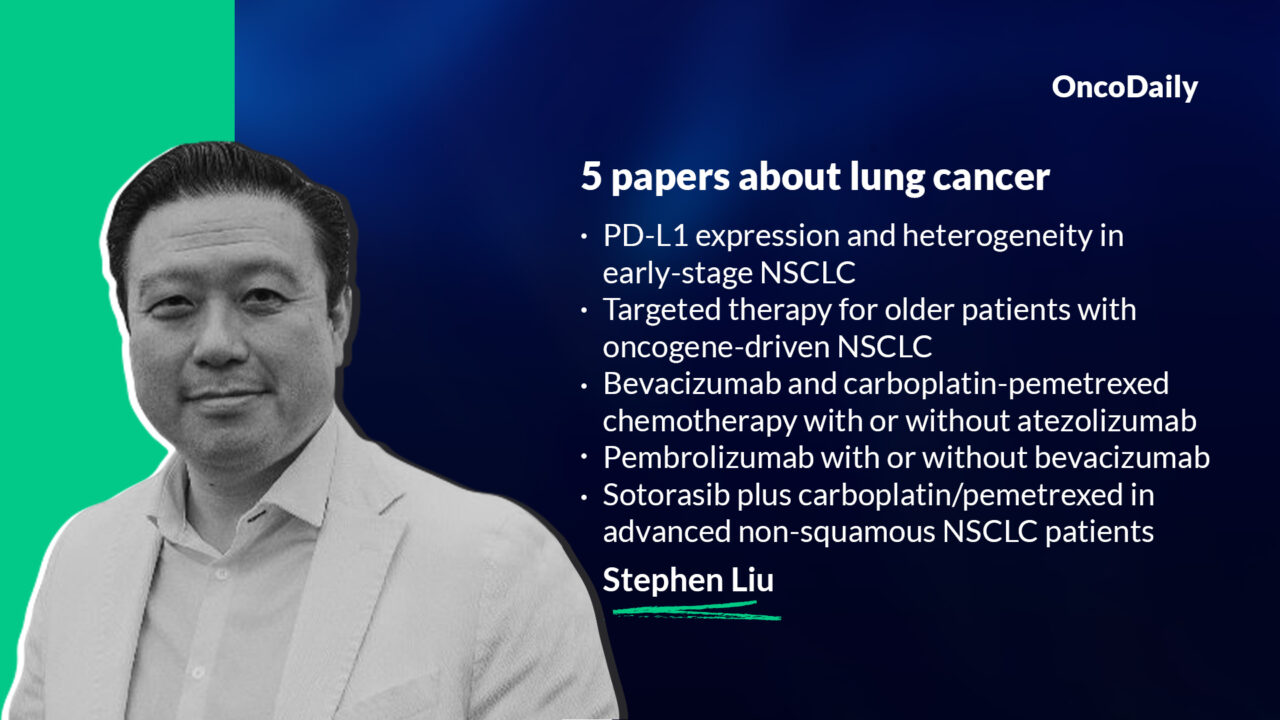 5 papers about lung cancer by Stephen Liu