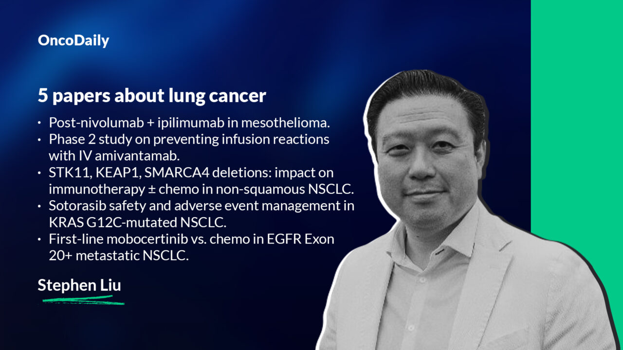 5 papers about lung cancer by Stephen Liu