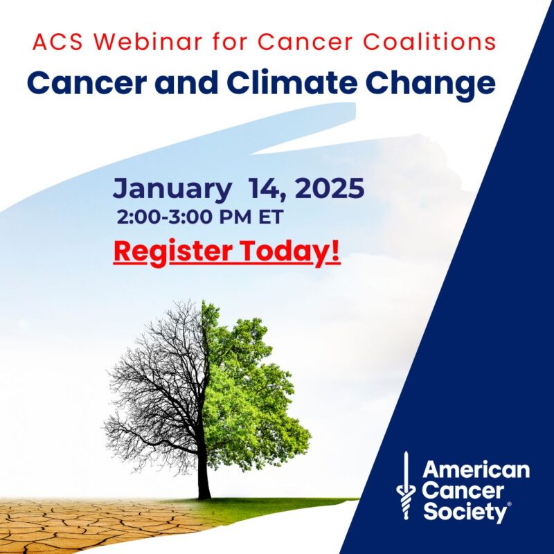 American Cancer Society National Prostate Cancer Roundtable - Cancer and Climate Change