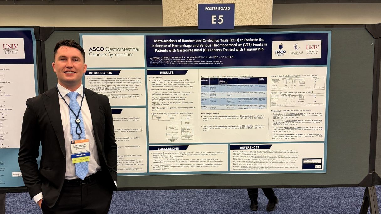 Daniel Jones: I had the privilege of attending ASCO GI to present our team’s research