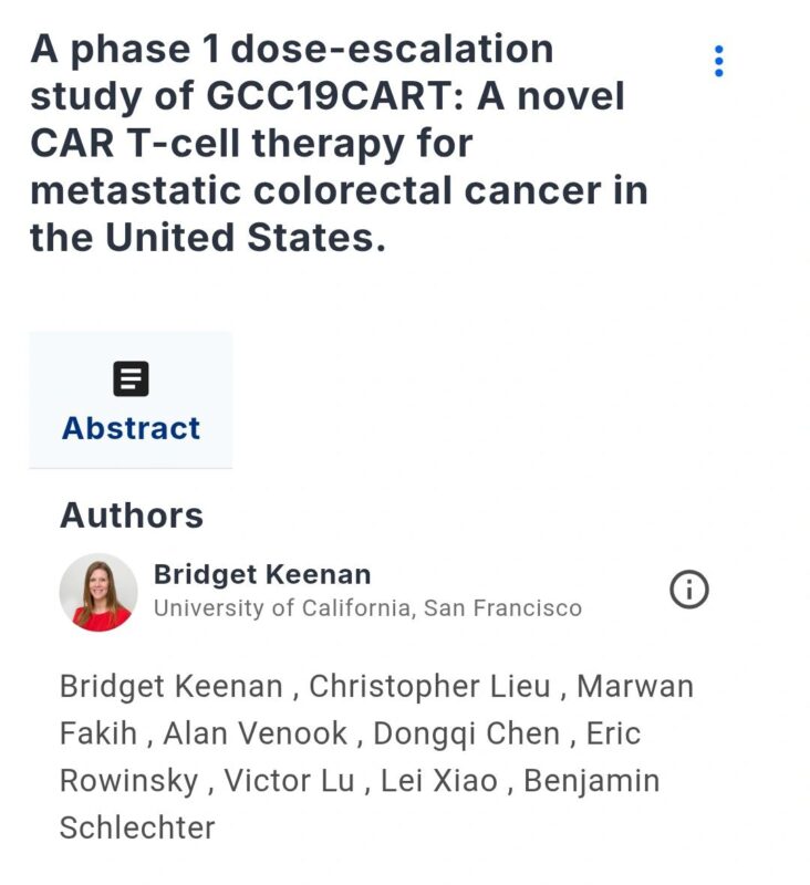 Amol Akhade: CAR-T Data for CRC in ASCO 24