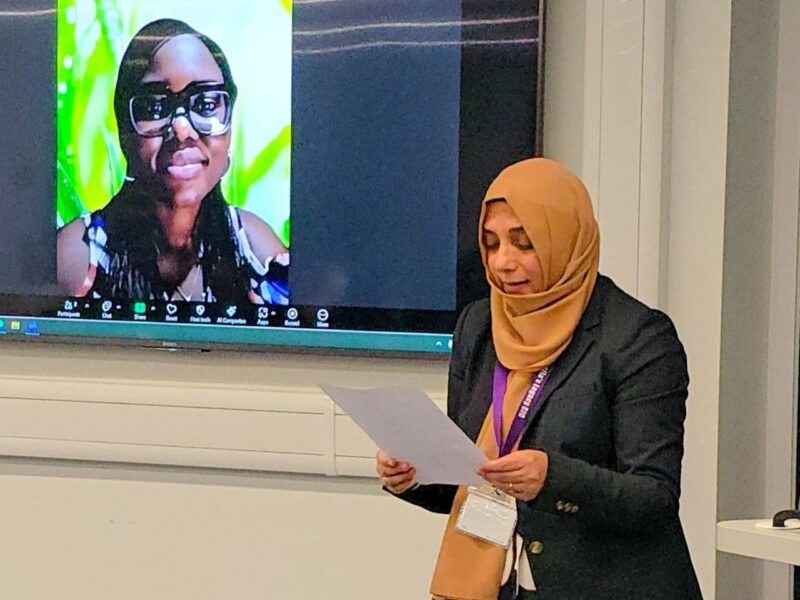 Olubukola Ayodele: Thankful to participate in the Cancer Symposium at the University of Leicester