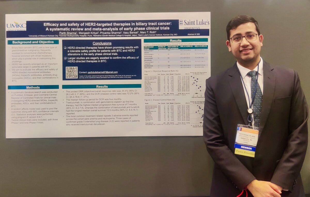 Parth Sharma: The efficacy of HER-2 targeted therapies in biliary tract cancers