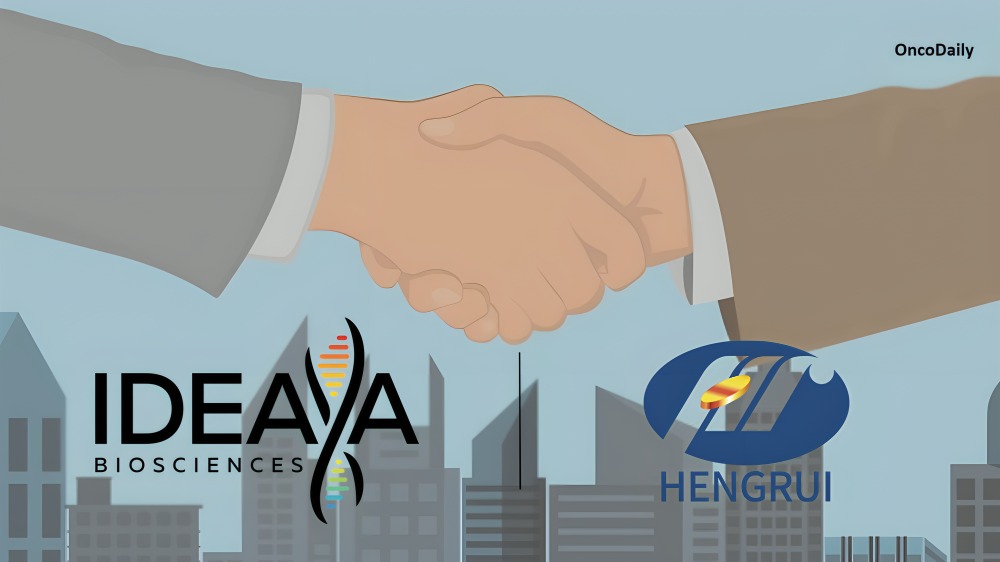 IDEAYA Biosciences has entered into a license agreement with Hengrui Pharma for SHR-4849