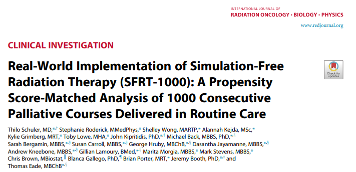 David Palma: Growing evidence for using sim-free RT for palliative cases