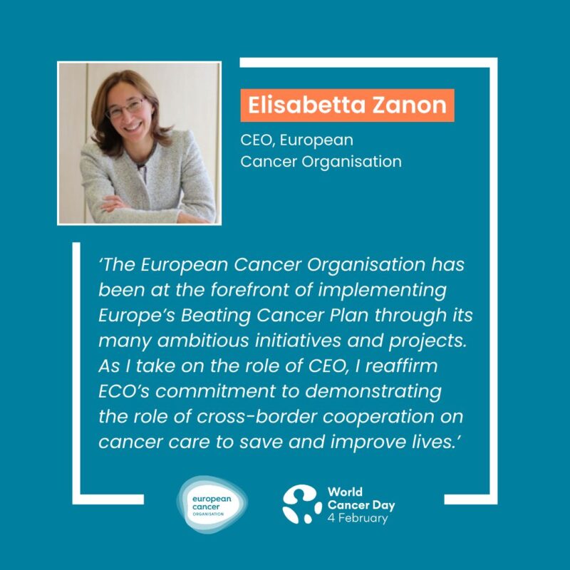 Elisabetta Zanon underlines the continued support for the EU Beating Cancer Plan - ECO