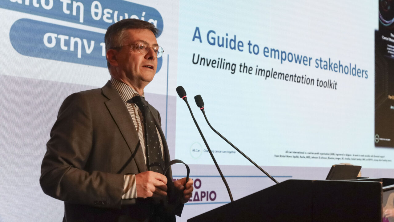 Eduardo Pisani presented the All.Can Action Guide – Hellenic Cancer Federation (ELLOK)