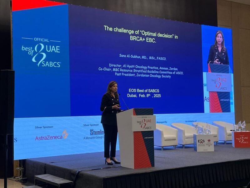 Sana Al Sukhun: Enjoyed joining Emirates Oncology Society