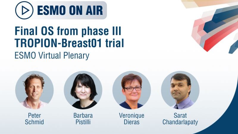 ESMO Plenary on the final OS results from the TROPION-Breast01 trial