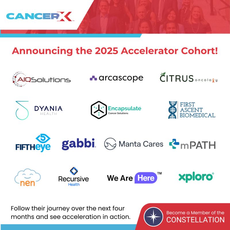 14 pioneering startups are selected for the 2025 CancerX Accelerator