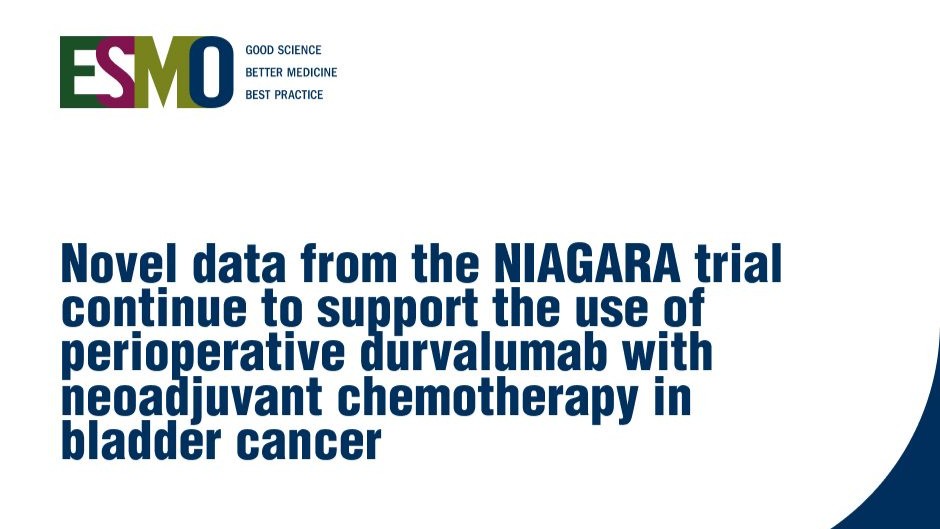 Survival benefits of perioperative durvalumab with neoadjuvant chemotherapy in MIBC – ESMO