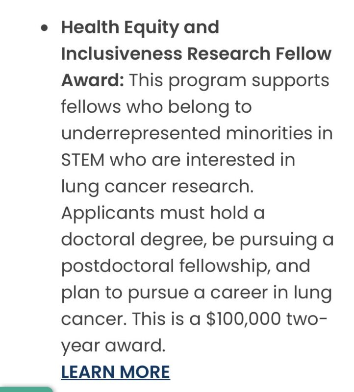 Estela Rodriguez: Don’t miss your chance to apply for 2025 LUNGevity Research Award Programs