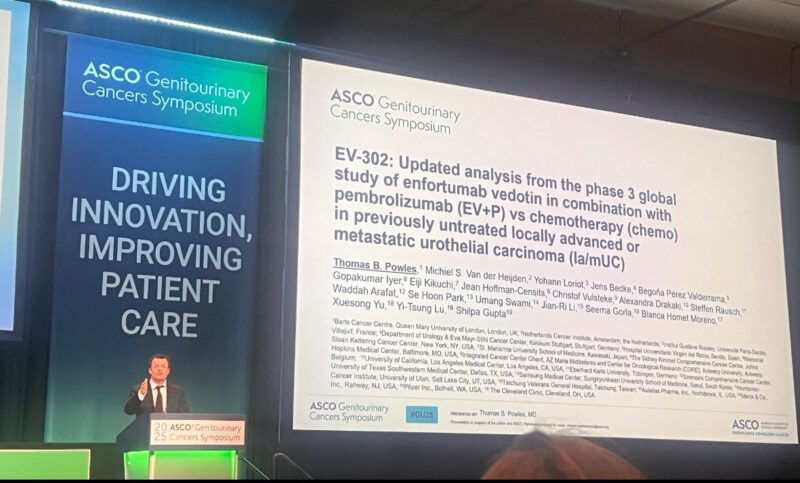 Sabine D. Brookman-May: Updated analysis with additional FU of EV 302 in 1st line advanced Bladder Cancer