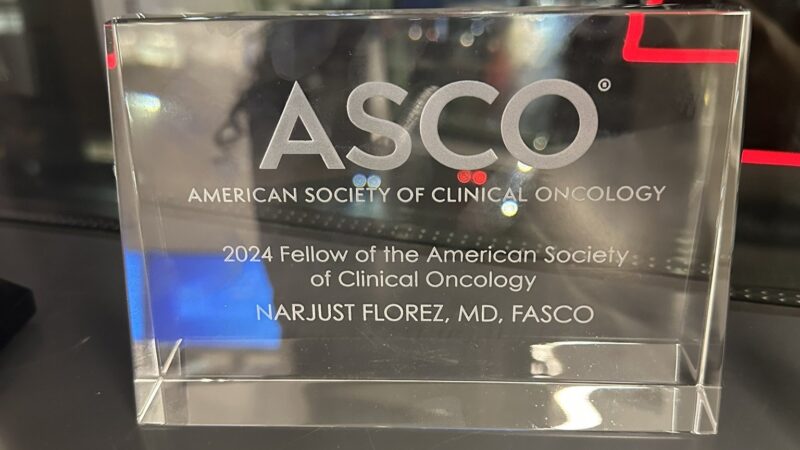 Narjust Florez: Thank you ASCO - never imagined this to happen when still in my 30s