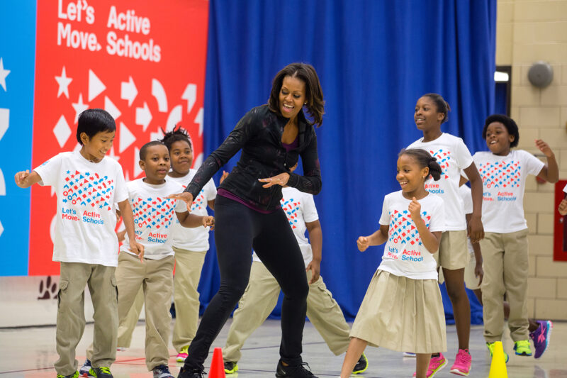 Michelle Obama: Partnership for a Healthier America - a movement that made healthy eating and physical activity the norm