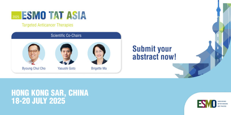 Herbert Loong: Join us for the inaugural ESMO TAT Asia 2025 meeting