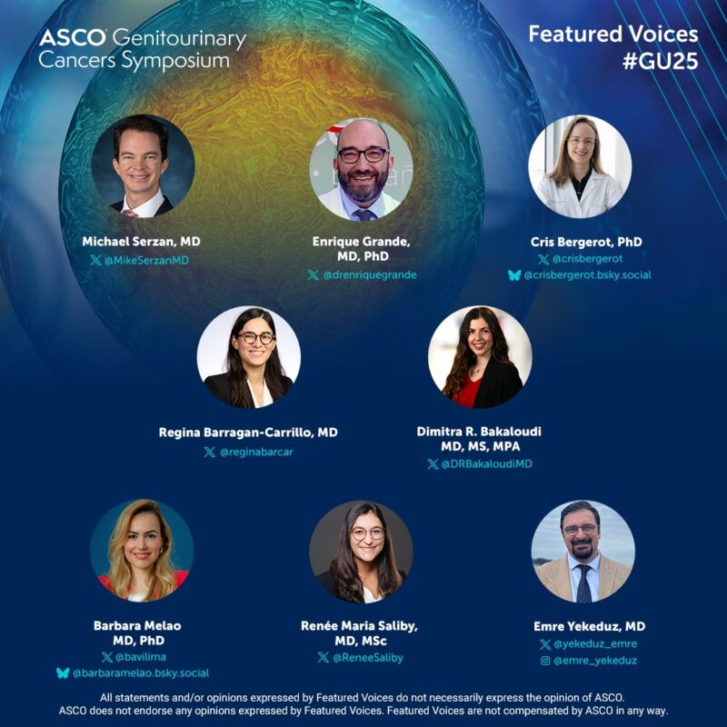 Yüksel Ürün: Excited to see the GU25 ASCO Featured Voices lineup