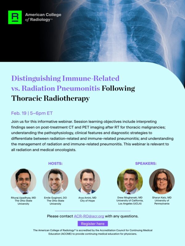 Drew Moghanaki: ERRONEOUS Discontinuation of immunotherapy in patients with asymptomatic benign radiation fibrosis