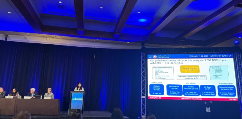 Xiuning Le: The largest international cohort of LMD lung cancer