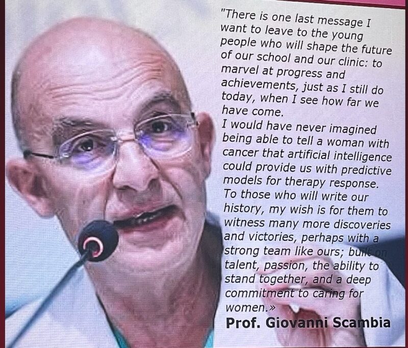 Remembering Giovanni Scambia: A Legacy in Gynecological Oncology