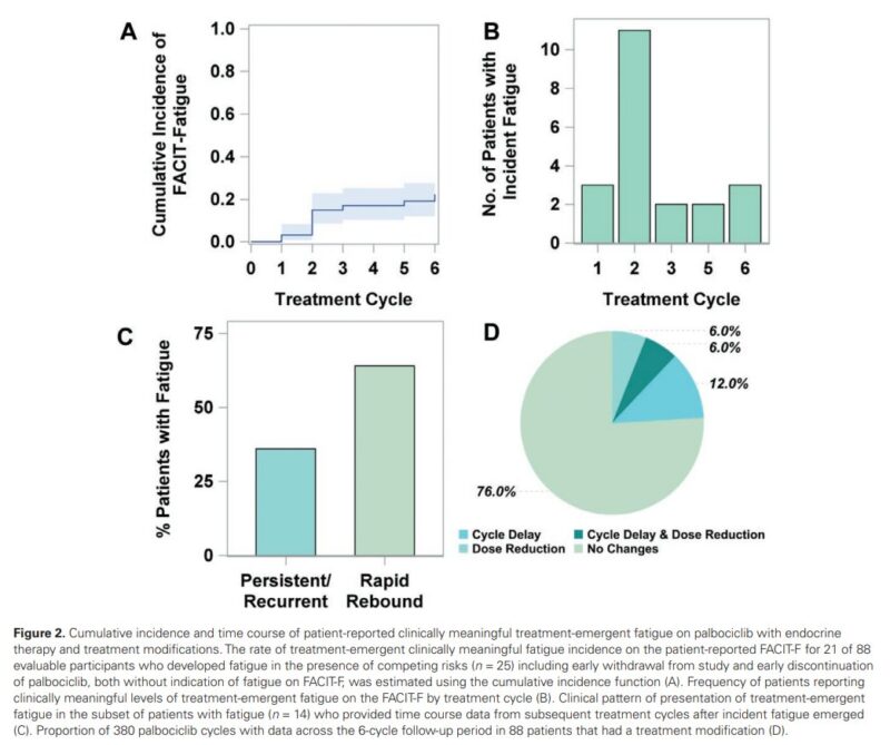 Patient-Reported Incidence of Fatigue During Palbociclib and Endocrine Therapy in Advanced HR+ HER2- Breast Cancer