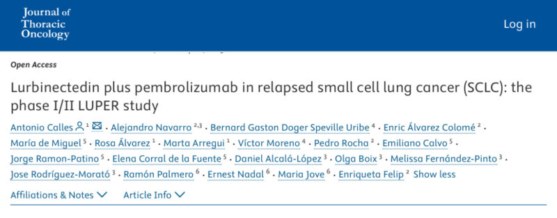 Aakash Desai: LUPER - Lurbinectedin plus pembrolizumab in SCLC