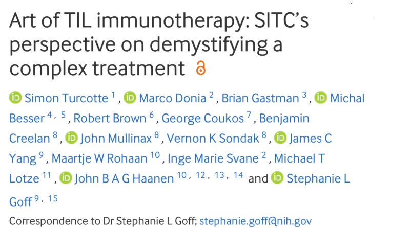 Antonio Passaro: Must read for all those interested in solid tumor cell therapy