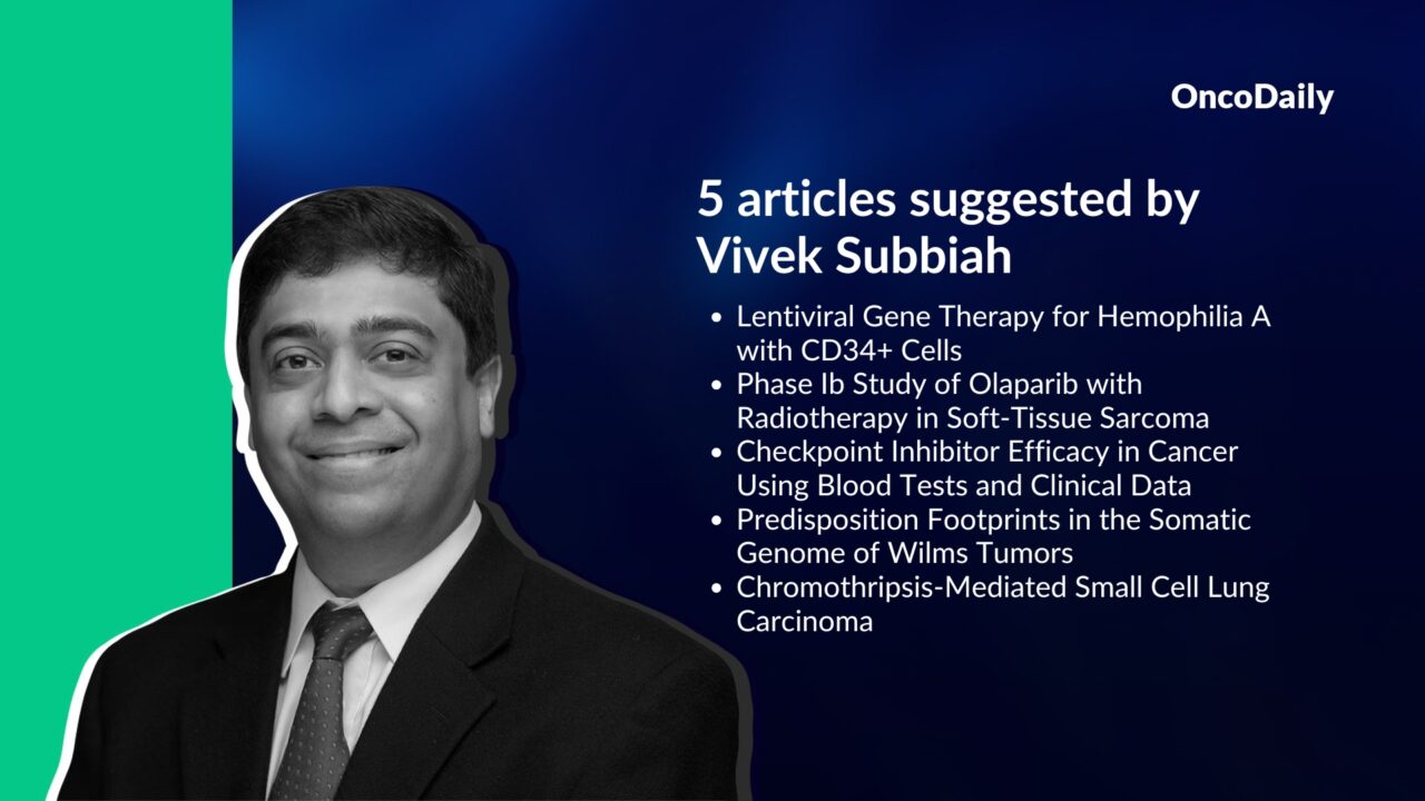 5 articles suggested by Vivek Subbiah