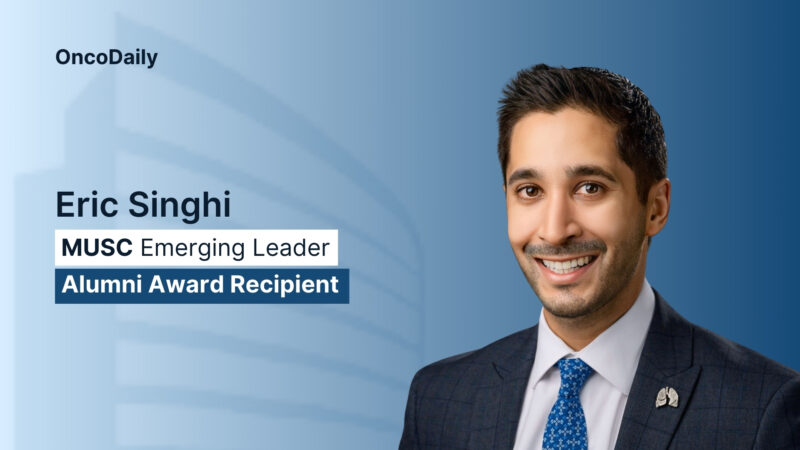Eric Singhi Received Emerging Leader Alumni Award from MUSC College of Medicine