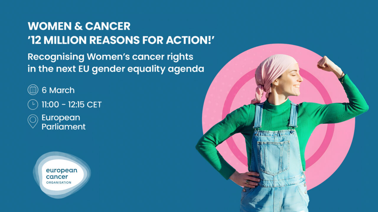 Save the date for the Women and Cancer Parliamentary Event – European Cancer Organisation