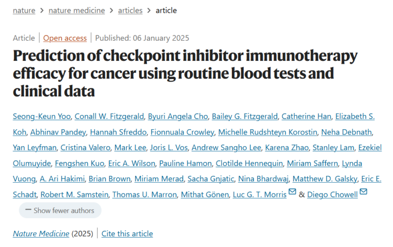 Vivek Subbiah: SCORPIO - a machine learning system that utilizes routine blood tests