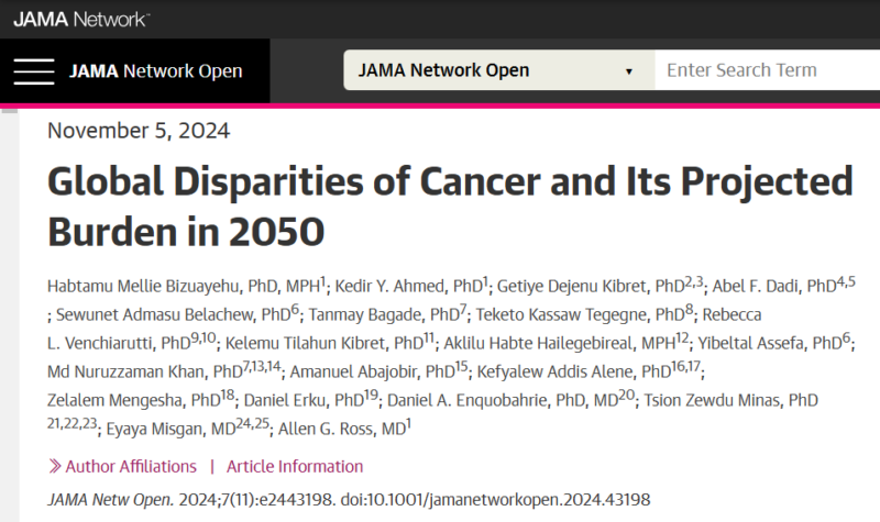 Karen Knudsen: 35.3 million - the projected number of cancer cases worldwide by 2050