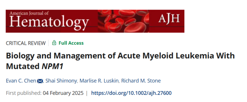 Shai Shimony: Biology and Management of NPM1 Mutated AML