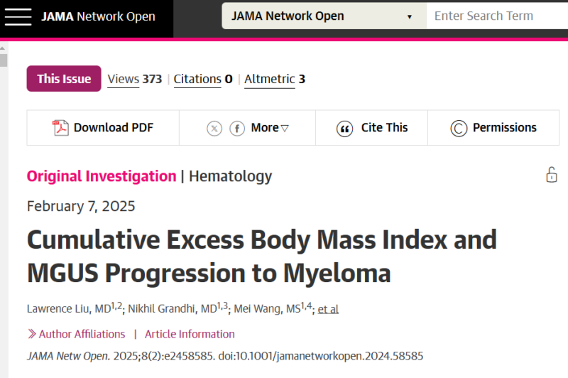 Myeloma Paper of the Day, February 8th, suggested by Robert Orlowski