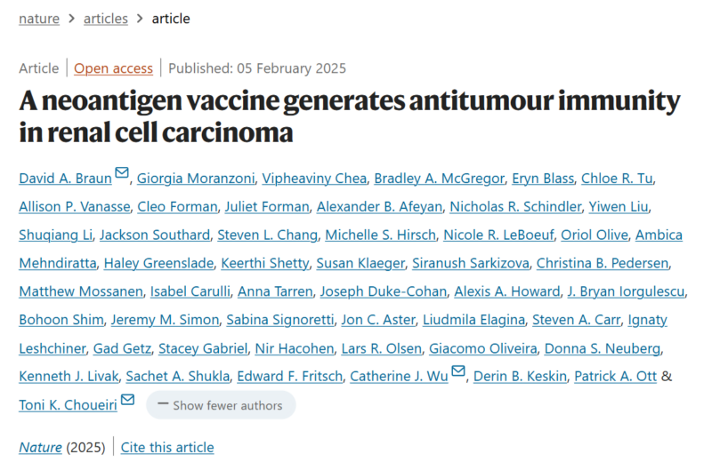 Patrick Hwu: The potential of personalized cancer vaccines as an effective adjuvant therapy in RCC